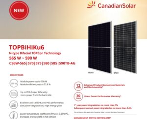 Canadian solar 585 watt
