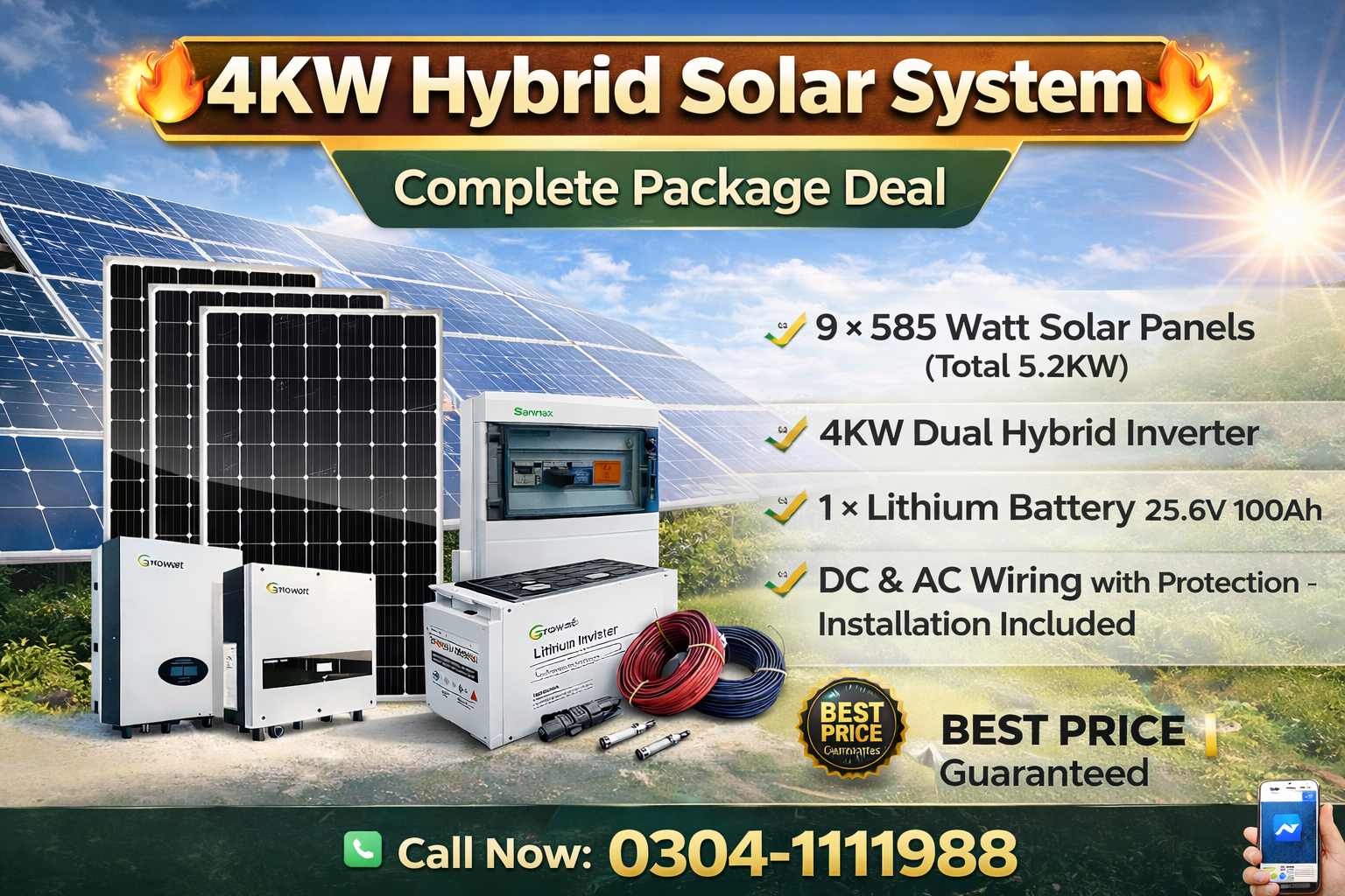 4kw Solar System