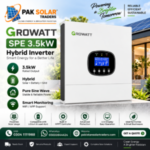 Growatt SPE 3.5kW Hybrid Inverter