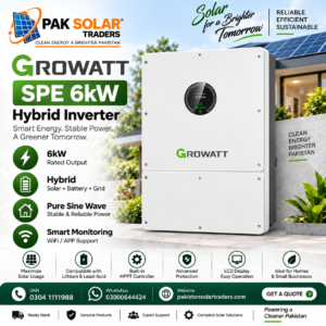  Growatt SPE 6kW Hybrid Inverter